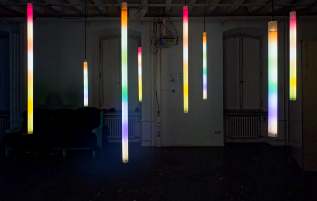 Nane Neu: Lux Keri, 2025, Interaktive Installation, HBKsaar (Foto: Nane Neu)